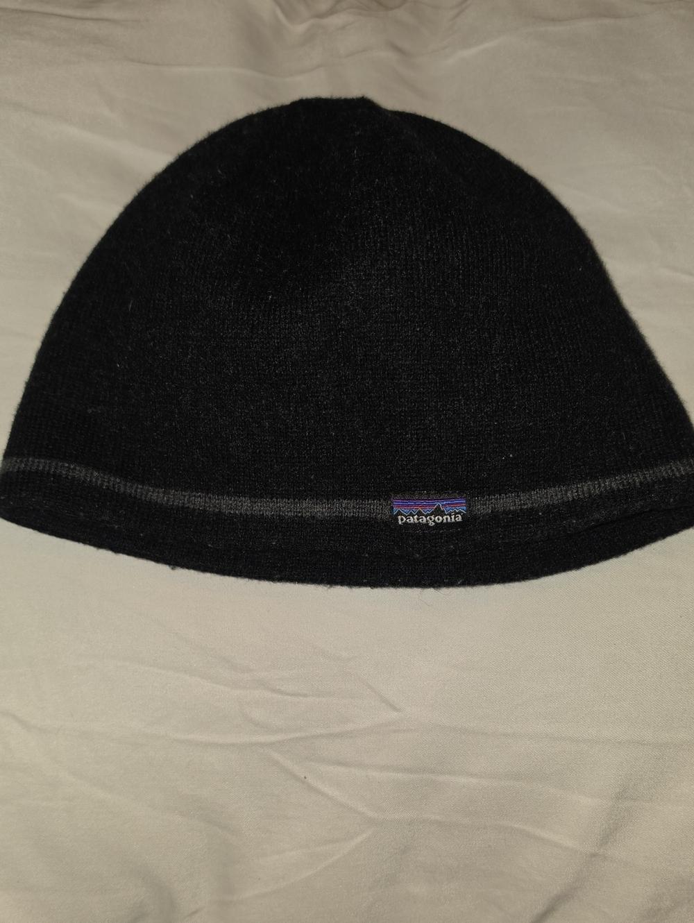 Patagonia Black Knit Beanie - Men's Lightweight Winter Hat